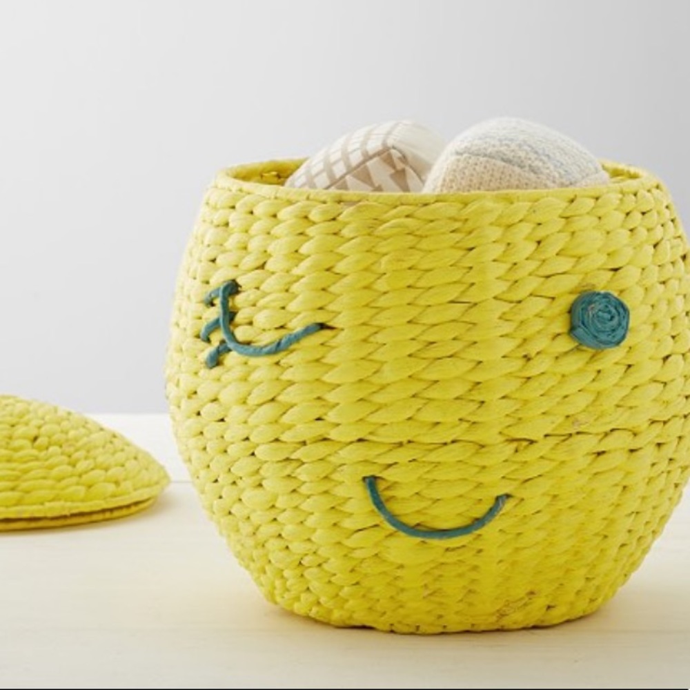 Pottery Barn Kids Happy Face  Storage Basket - Picture 14 of 15